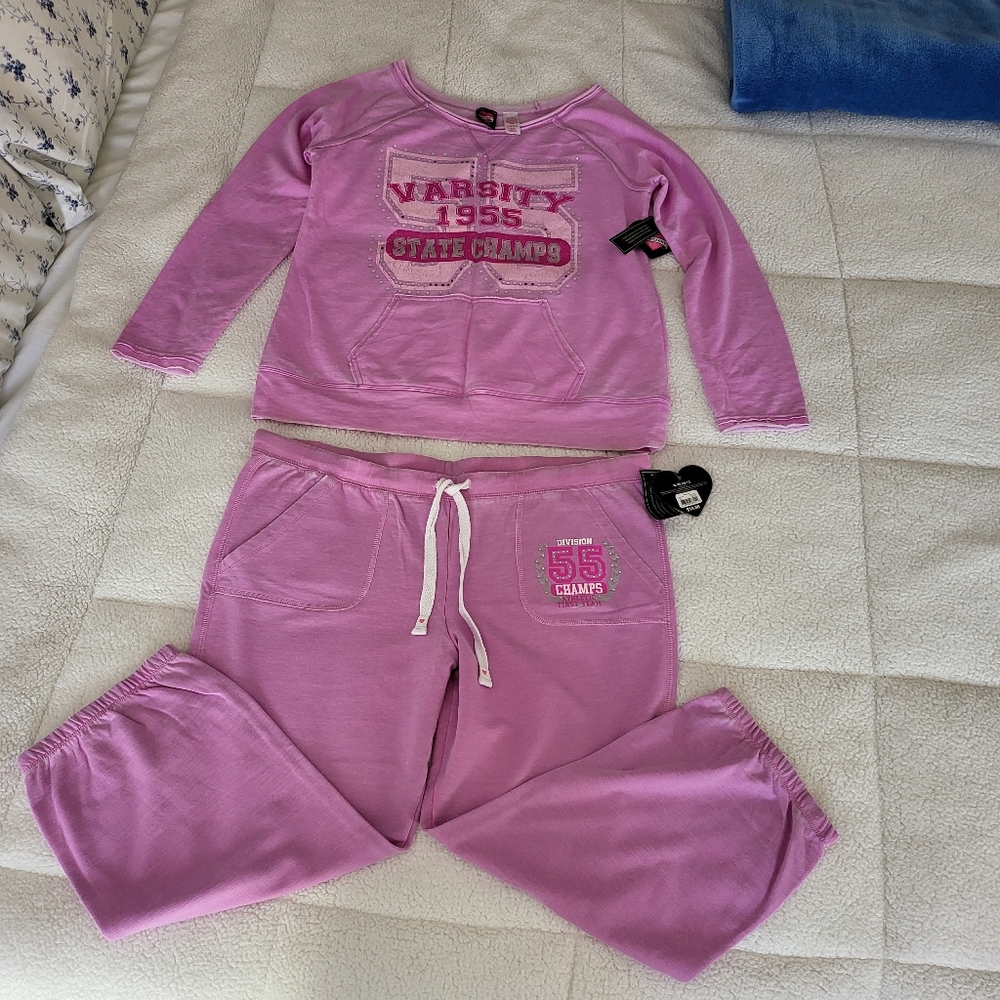 Hard Candy athliesure suit, juniors XL, NWT